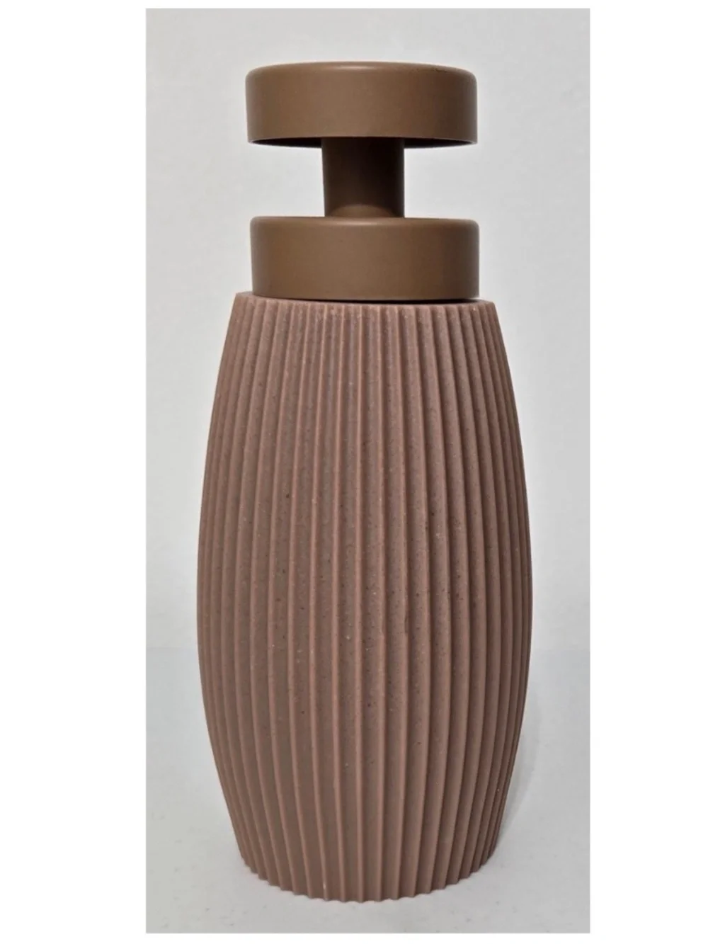 New Room & Retreat Soap Pump Cylinder Home Bathroom Kitchen Brown NWT